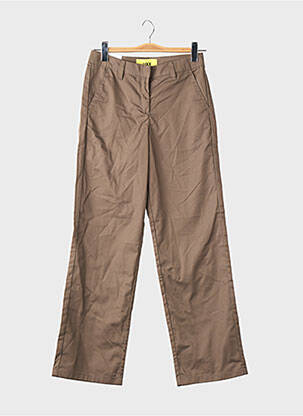 Pantalon chino taille normale taille normale marron JJXX femme