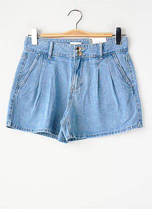 Short taille haute taille haute bleu ONLY femme