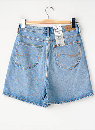 Short bleu LEE femme