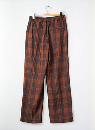 Pantalon droit marron NEON & NYLON femme