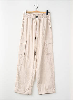 Pantalon cargo coupe droite gris ONLY femme