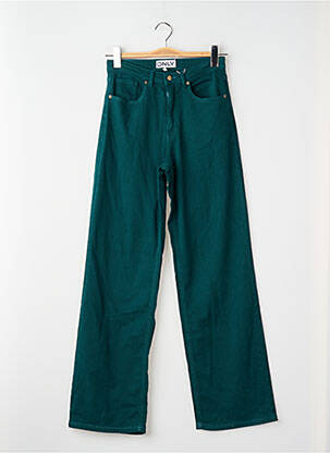 Jeans coupe large vert ONLY femme