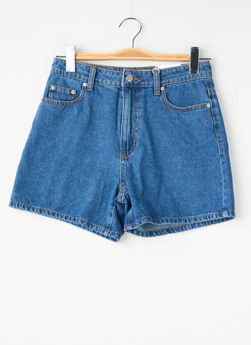 Short coupe droite bleu ONLY femme