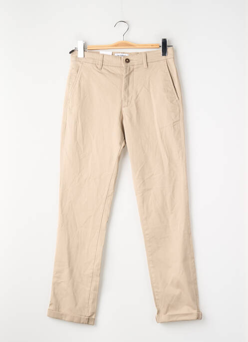 Pantalon chino beige JACK & JONES homme