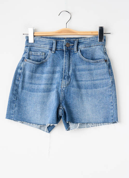 Short bleu JACQUELINE DE YONG femme