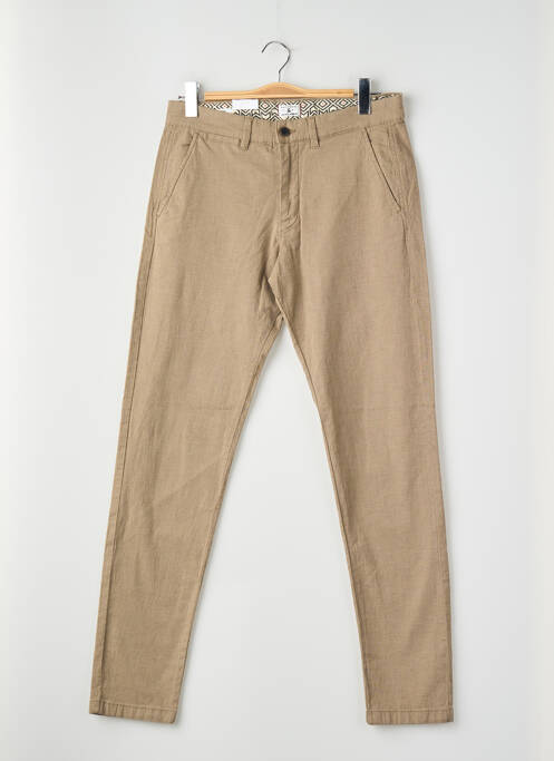 Pantalon droit beige JACK & JONES homme