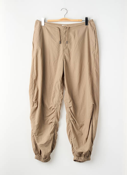 Pantalon large taille basse marron ONLY femme