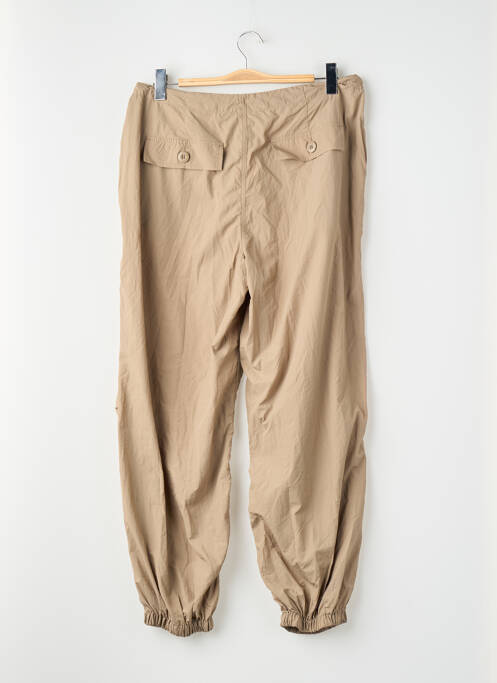 Pantalon large taille basse marron ONLY femme