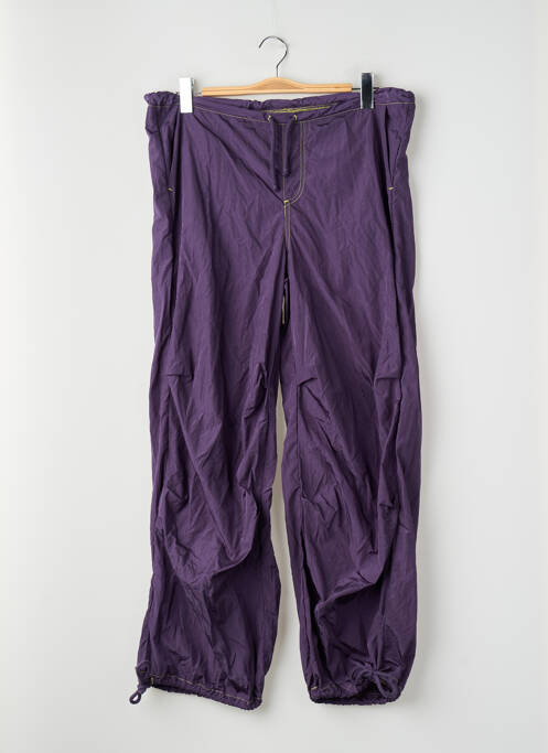 Pantalon large taille basse violet JJXX femme