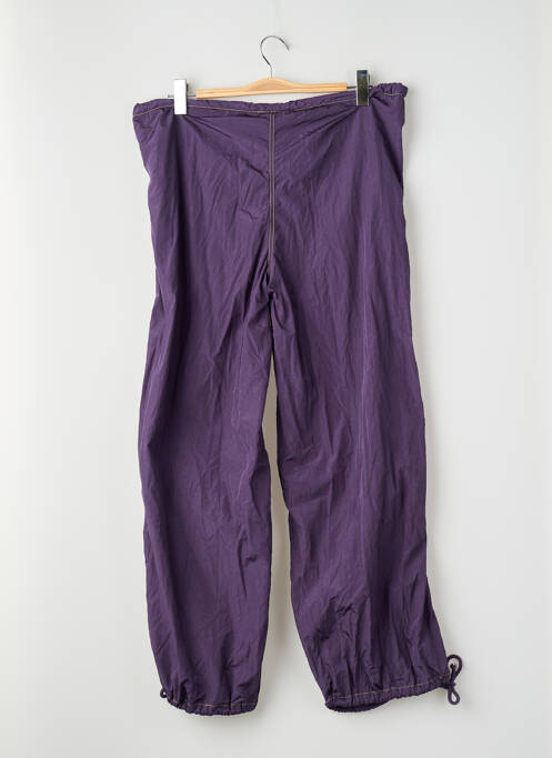 Pantalon large taille basse violet JJXX femme
