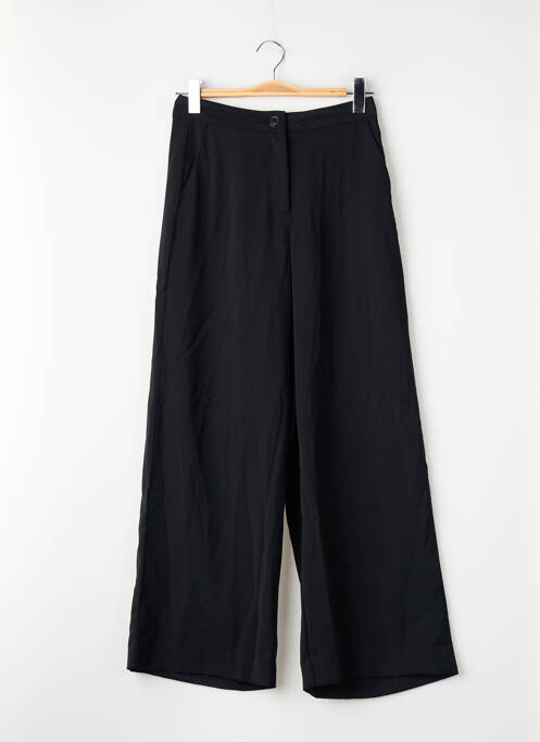 Pantalon large taille haute taille haute noir JACQUELINE DE YONG femme