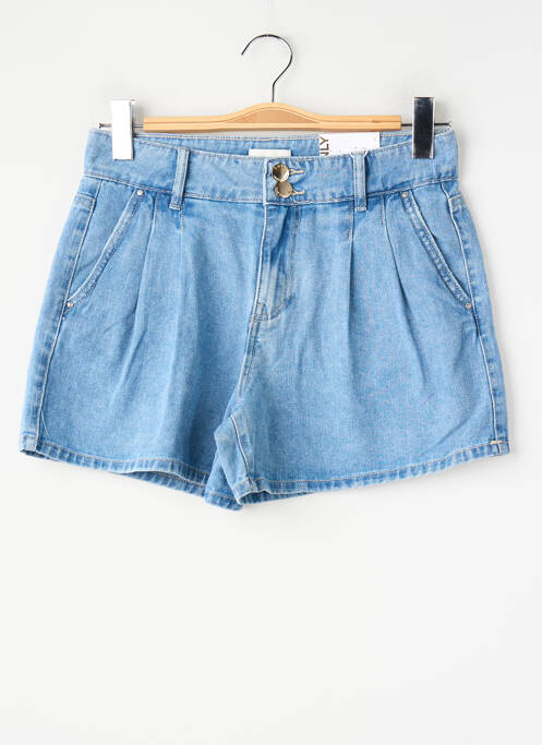 Short taille haute taille haute bleu ONLY femme