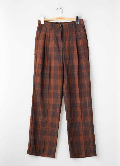 Pantalon droit marron NEON & NYLON femme