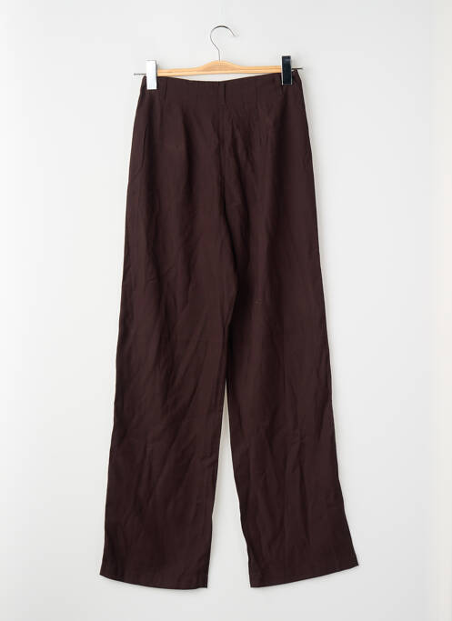 Pantalon droit coupe droite marron ONLY femme
