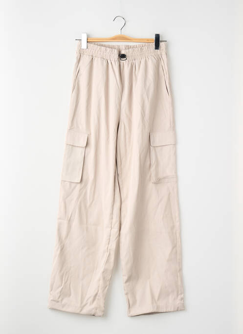 Pantalon cargo coupe droite gris ONLY femme