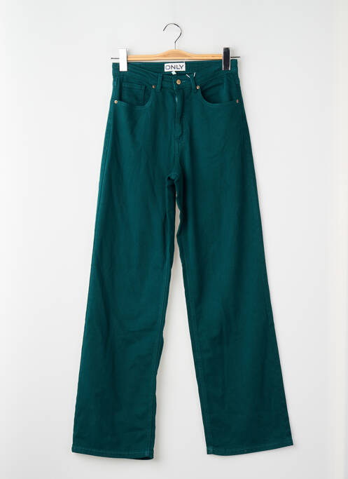 Jeans coupe large vert ONLY femme