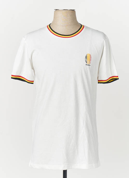 T-shirt blanc ZEB STYLE LAB  homme