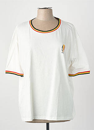 T-shirt blanc ZEB STYLE LAB  femme