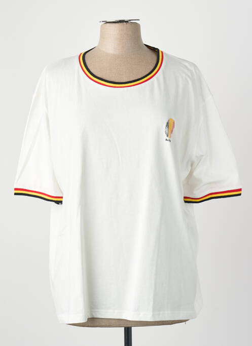 T-shirt blanc ZEB STYLE LAB  femme