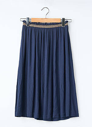 Jupe mi-longue bleu CYRILLUS femme
