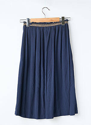 Jupe mi-longue bleu CYRILLUS femme