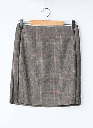 Jupe courte marron CAROLL femme