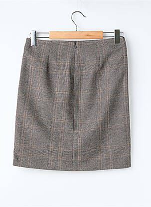 Jupe courte marron CAROLL femme