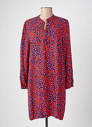 Robe mi-longue rouge LA FEE MARABOUTEE femme