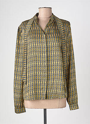 Chemisier jaune COTELAC femme