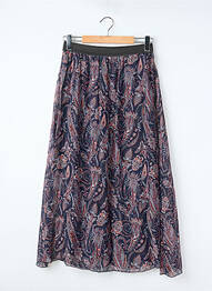 Jupe longue bleu LA FEE MARABOUTEE femme
