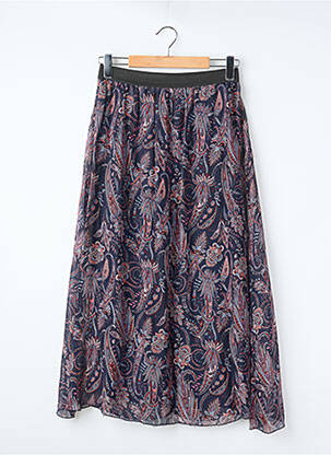 Jupe longue bleu LA FEE MARABOUTEE femme
