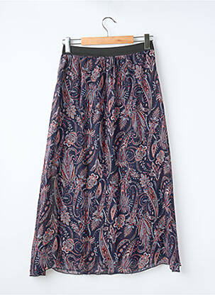 Jupe longue bleu LA FEE MARABOUTEE femme