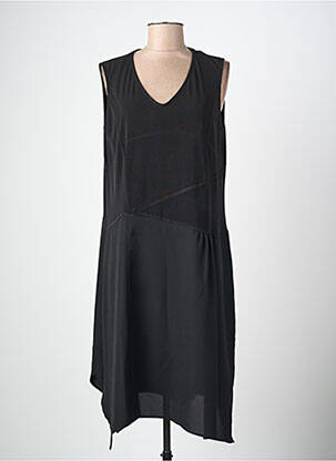 Robe mi-longue noir ALAIN MURATI femme