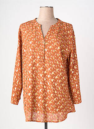 Chemisier marron CHRISTY femme