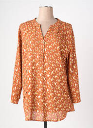Chemisier marron CHRISTY femme