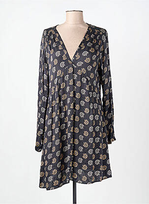 Robe mi-longue noir CHANTAL.B femme