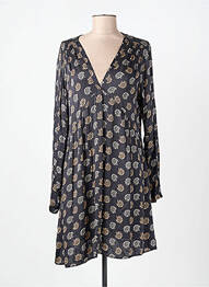 Robe mi-longue noir CHANTAL.B femme