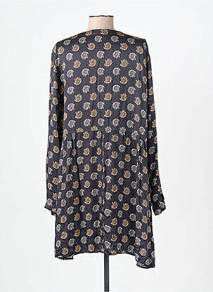 Robe mi-longue noir CHANTAL.B femme