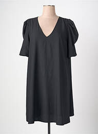 Robe mi-longue noir LADY LOL femme