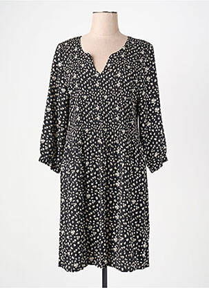Robe mi-longue noir VIE NOCTURNE femme