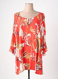 Chemisier rouge CHALOU femme