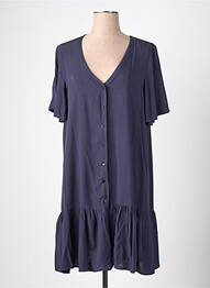 Robe mi-longue bleu ESPRIT DE LA MER femme