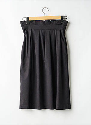 Jupe mi-longue gris OPULLENCE femme