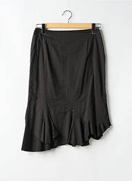 Jupe mi-longue noir LOLA femme