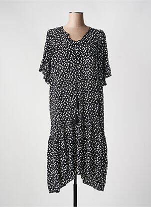 Robe mi-longue noir GOA femme