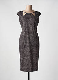 Robe mi-longue noir IMPERIAL femme