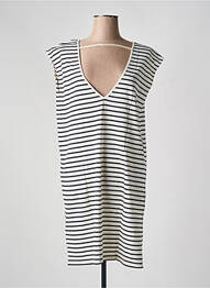 Robe courte blanc DES PETITS HAUTS femme