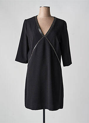 Robe courte noir QUEENIE femme