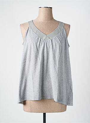 Débardeur gris VOYAGE femme
