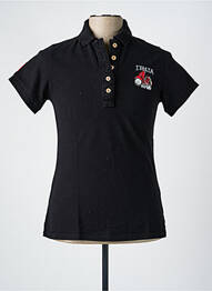 Polo noir HIP WAY femme